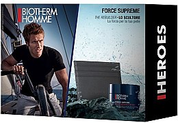 Духи, Парфюмерия, косметика Набор - Biotherm Homme Force Supreme (cr/50ml + accesories)