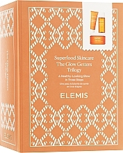 Парфумерія, косметика Набір - Elemis Superfood Skincare The Glow-Getters Triology (f/oil/90g + f/cr/20ml + f/toner/50ml) *