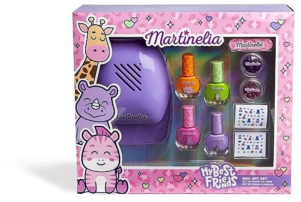 Набір для нігтів, 5 продуктів - Martinelia My Best Friends Nail Art Set — фото N1