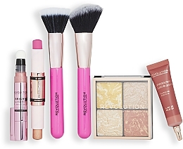 Набор, 6 продуктов - Makeup Revolution Blush and Glow Set — фото N1