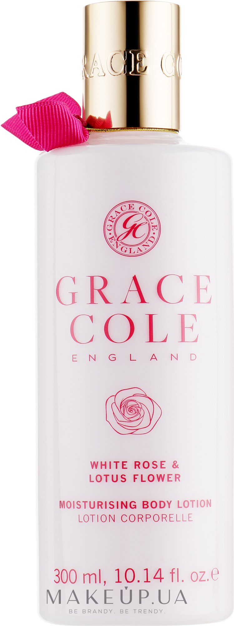 Лосьйон для тіла "Біла троянда і квітка лотоса" - Grace Cole White Rose & Lotus Flower Body Lotion — фото 300ml