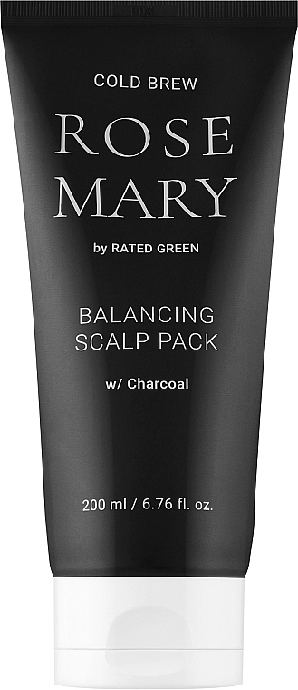 Відновлювальна маска для шкіри голови із соком розмарину - Rated Green Cold Brew Rosemary Balancing Scalp Pack (туба) — фото N1