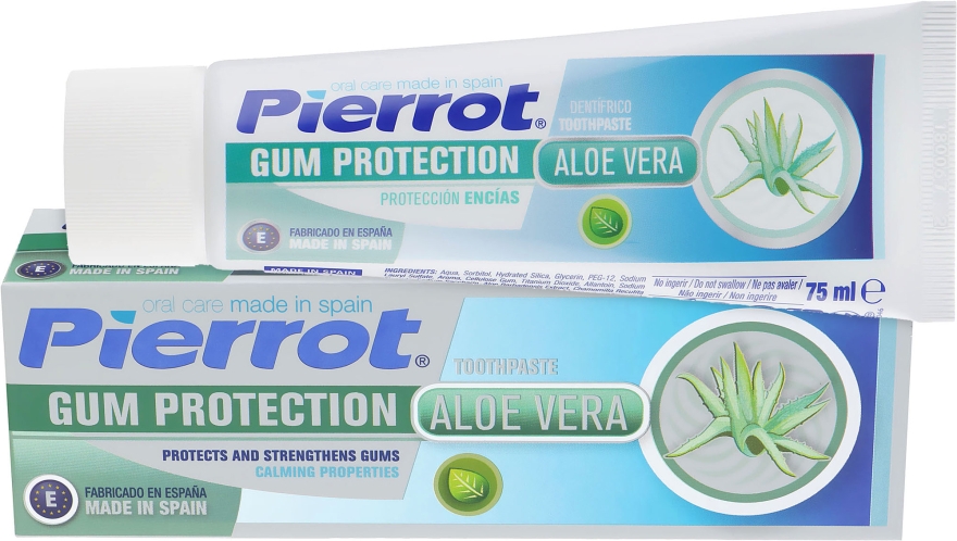 Зубна паста - Pierrot Aloe Vera Toothpaste — фото N1
