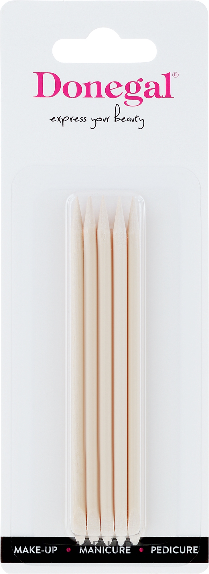 Апельсинові палички для манікюру, 9.5 см, 9765 - Donegal — фото 5шт