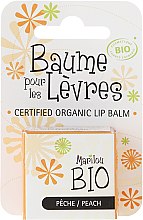 Духи, Парфюмерия, косметика Бальзам для губ "Персик" - Marilou Bio Certified Organic Lip Balm Peach