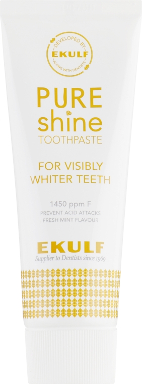 Відбілювальна зубна паста - Ekulf Pure Shine Toothpaste — фото N4