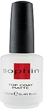 Парфумерія, косметика Матувальне верхнє покриття - Sophin Matte Top Coat