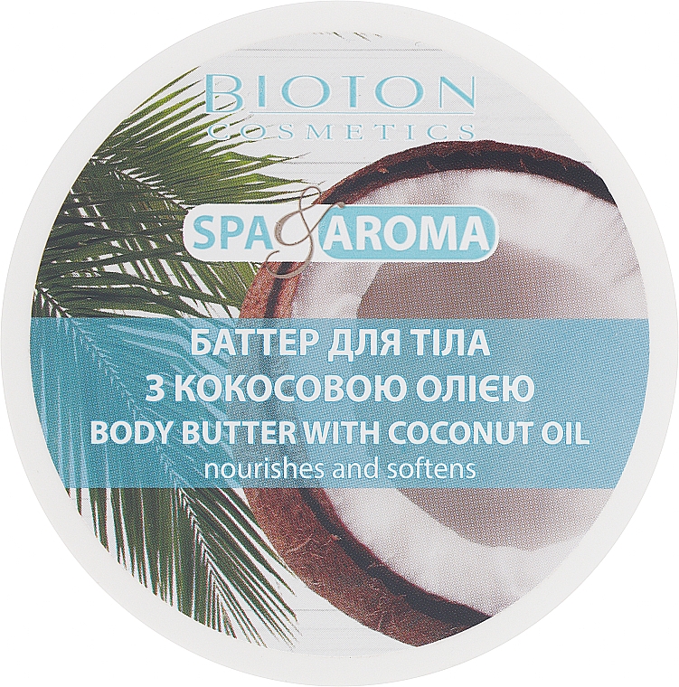 Баттер для тела с кокосовым маслом - Bioton Cosmetics Spa & Aroma — фото N1