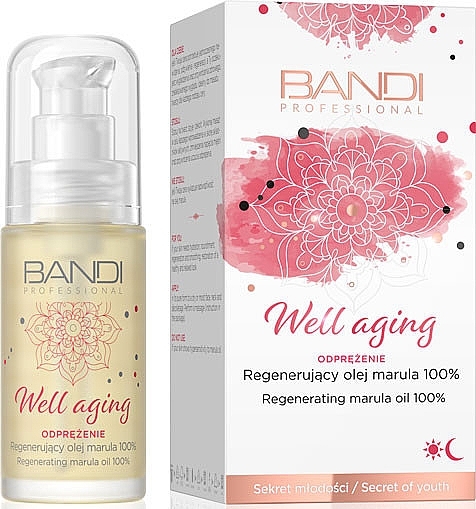 Регенерирующее масло марулы - Bandi Professional Well Aging Regenerating Marula Oil — фото N2