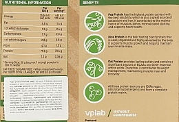 Протеин для веганов, шоколад - VPlab Vegan Protein Powder — фото N2