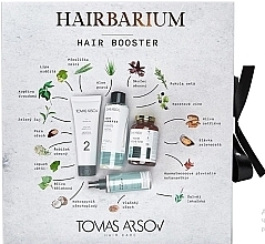 Духи, Парфюмерия, косметика Набор - Tomas Arsov Hairbarium Hair Booster Set (shm/250 ml + h/cond/250 ml + h/spay/110 ml + h/booster/90 pcs)