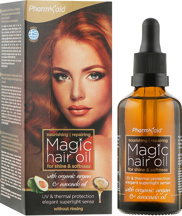 Восстанавливающее масло для волос "Арган и Авокадо" - Pharmaid Magic Hair Oil — фото N1