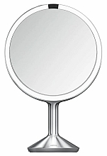 Парфумерія, косметика Дзеркало сенсорне кругле, 25 см - Simplehuman Sensor Mirror Trio Max Stainless Steel