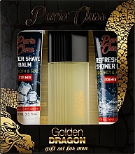 Парфумерія, косметика Aroma Parfume Paris Class Golden Dragon - Набір (edt/100ml + ashave/balm/100ml + sh/gel/130ml)