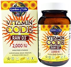 Духи, Парфюмерия, косметика Пищевая добавка - Garden of Life Vitamin Code Raw D3, 50 mcg