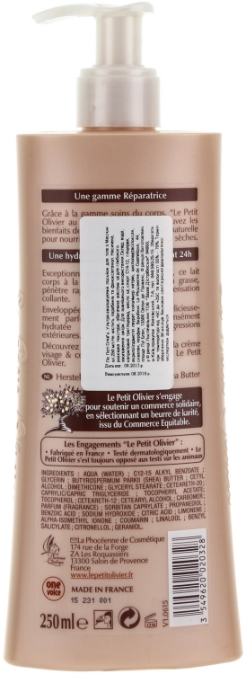 Ультра-увлажняющий лосьон для тела с маслом ши - Le Petit Olivier Ultra Moisturising With Fair Trade Shea Butter — фото N3