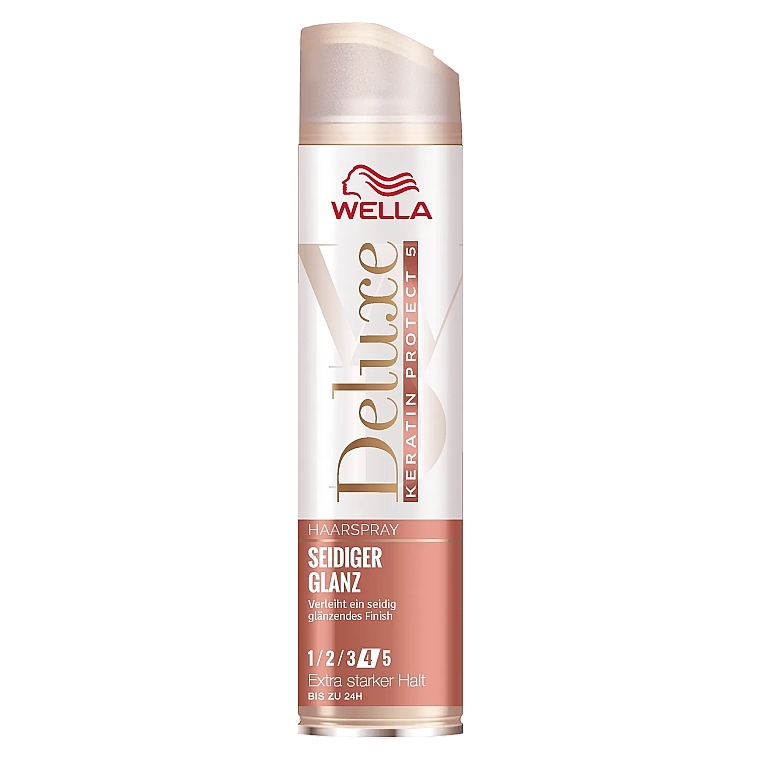 Лак для волос сильной фиксации - Wella Deluxe Seidiger Glanz Hairspray — фото N1