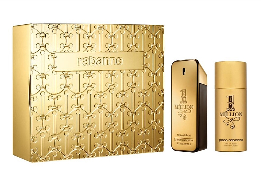 Paco Rabanne 1 Million - Набір (edt/100ml + deo/150ml) — фото N1