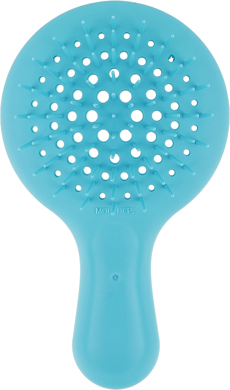 Расческа для волос, синяя - Janeke Superbrush Mini — фото N1