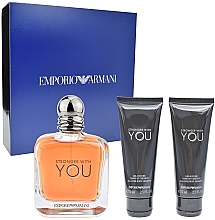 Духи, Парфюмерия, косметика Giorgio Armani Emporio Armani Stronger With You - Набор (edt/50ml + sh/gel/2x75ml)