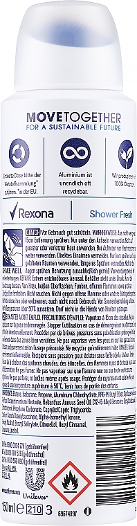 Дезодорант-спрей "Свіжість душу" - Rexona Shower Fresh — фото N2