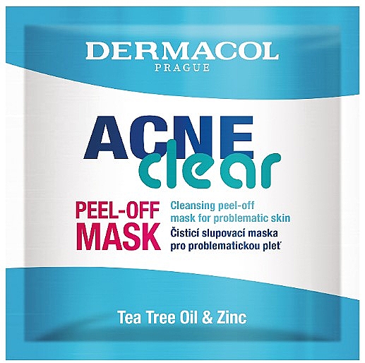 Очищувальна маска-пілінг для проблемної шкіри - Dermacol Acne Clear Cleansing Peel-Off Mask — фото N1