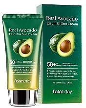 Сонцезахисний крем для обличчя - FarmStay Essential Sun Cream Real Avocado SPF50+ — фото N2