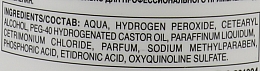 Окиснювальна емульсія - Seipuntozero Scented Oxidant Emulsion 10 Volumes 3% — фото N3