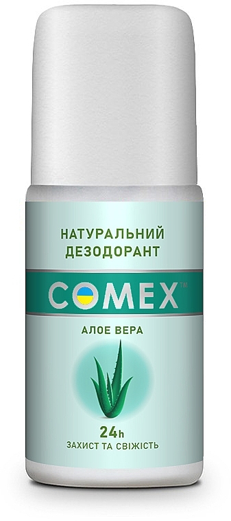 Дезодорант натуральный "Алоэ вера" - Comex Ayurvedic Natural 24H — фото N3