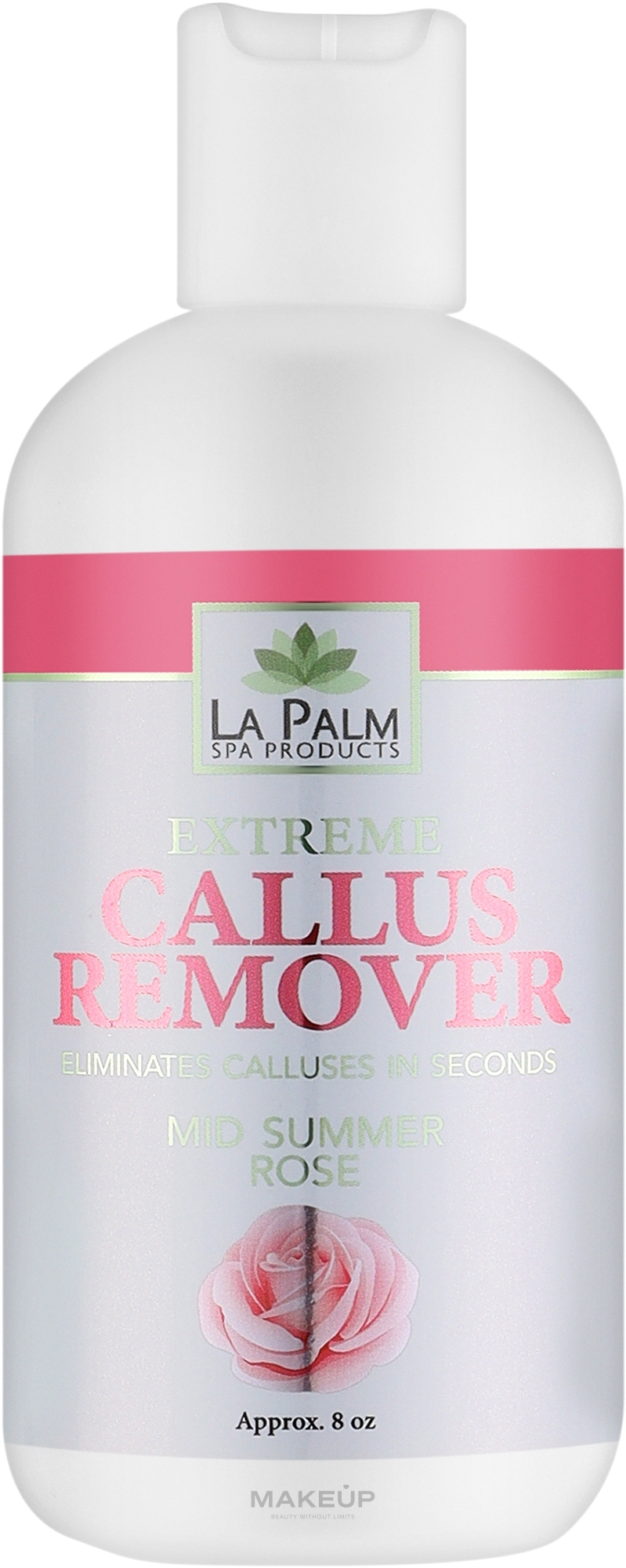 Интенсивное средство для удаления натоптышей и ороговелостей - La Palm Extreme Callus Remover Mid Summer Rose — фото 236ml