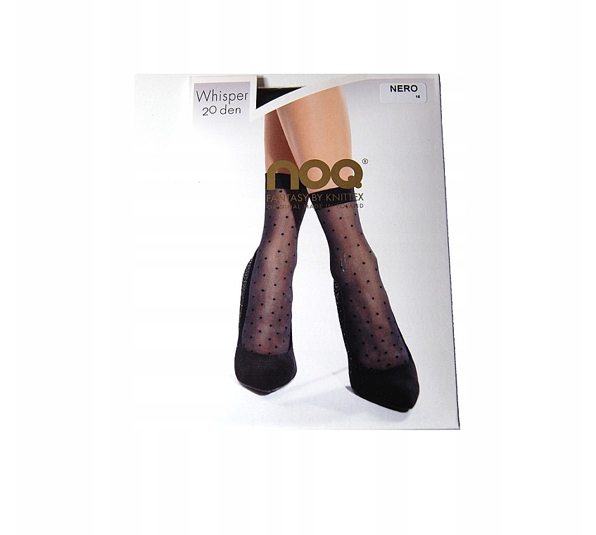 Шкарпетки жіночі "Whisper", 20 Den, nero - Knittex — фото N2