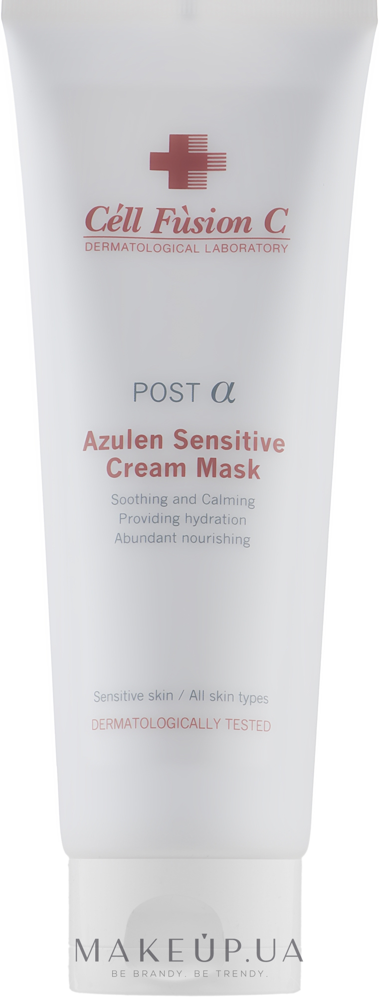 Азуленовая крем-маска для чувствительной и раздраженной кожи - Cell Fusion C Azulen Sensitive Cream Mask — фото 250ml