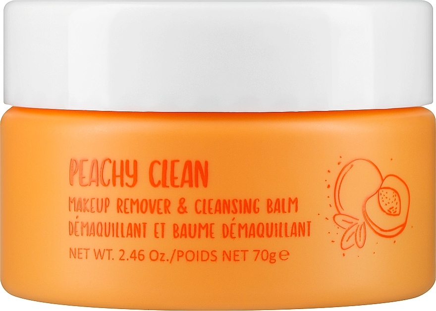 Бальзам для лица - W7 Peachy Clean Makeup Remover & Cleansing Balm — фото N1