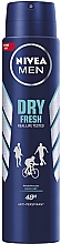 Дезодорант-антиперспірант спрей для чоловіків - NIVEA MEN Dry Fresh Antiperspirant Deodorant Spray — фото N2