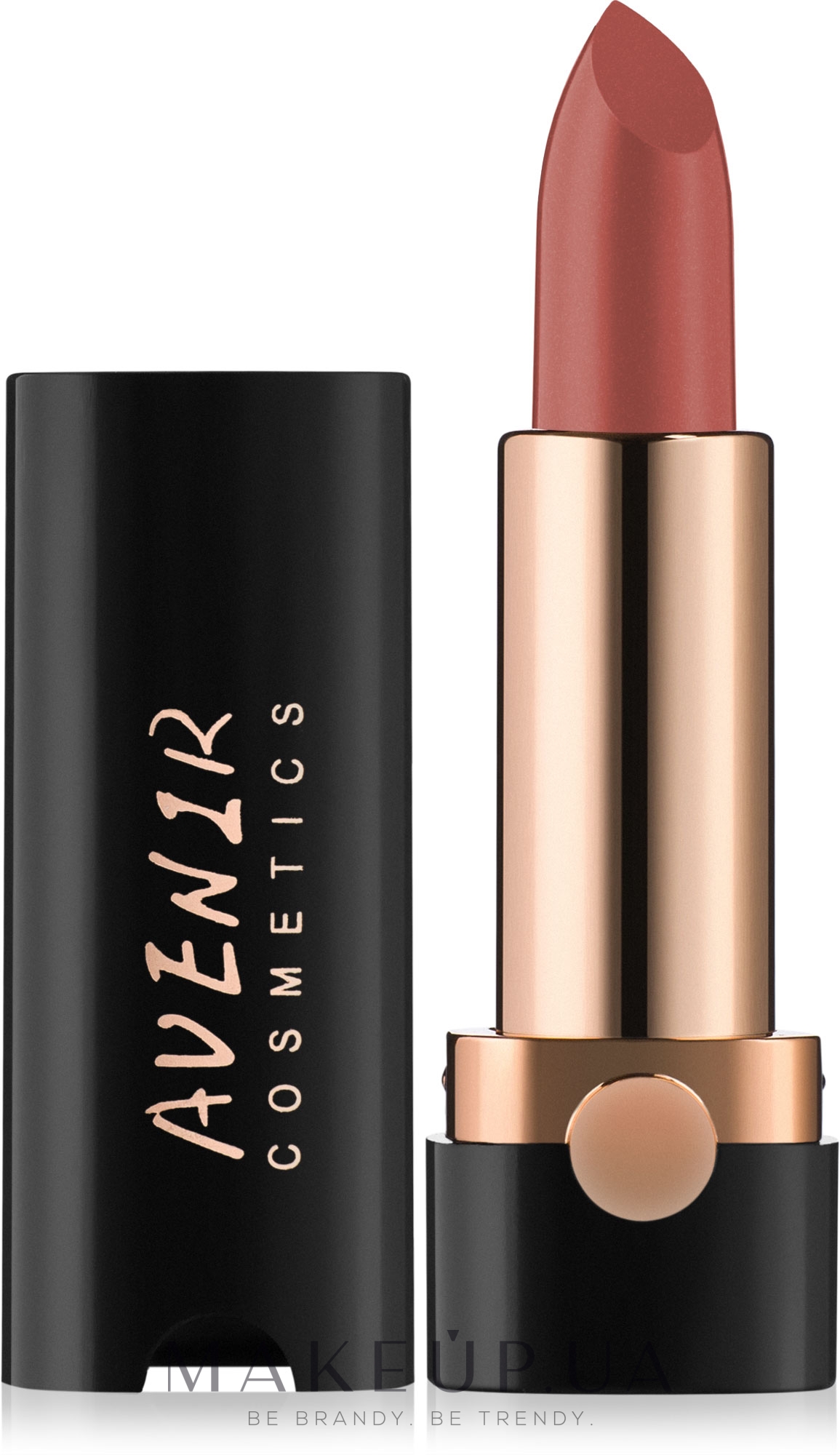 Губная помада - Avenir Cosmetics Glam Lipstick — фото 341 - Сочный персик