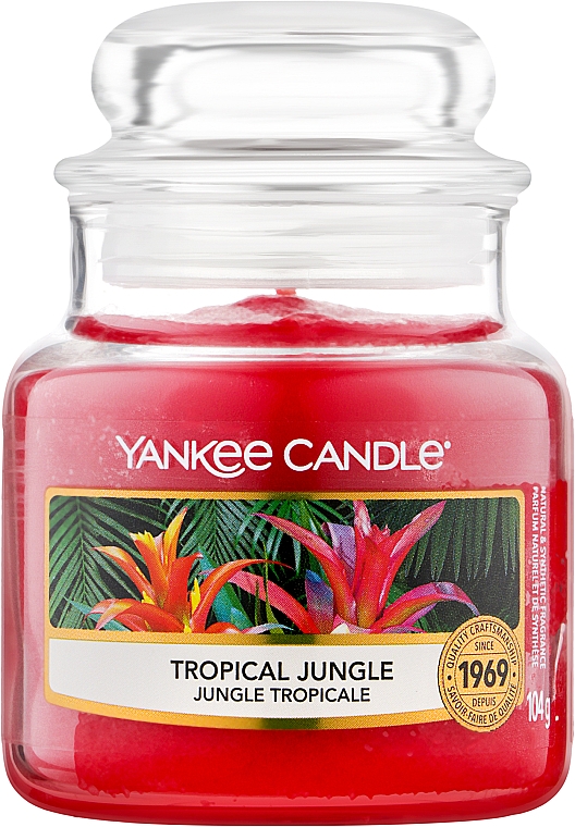 Ароматическая свеча "Тропические джунгли" в банке - Yankee Candle Tropical Jungle — фото N1