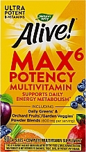 Мультивітаміни - Nature’s Way Alive! Max6 Daily Multi-Vitamin With Iron — фото N1