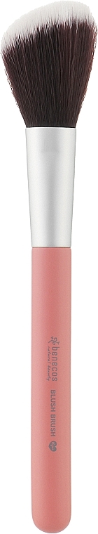 Кисть для румян, 16 см - Benecos Blush Brush Colour Edition — фото N1