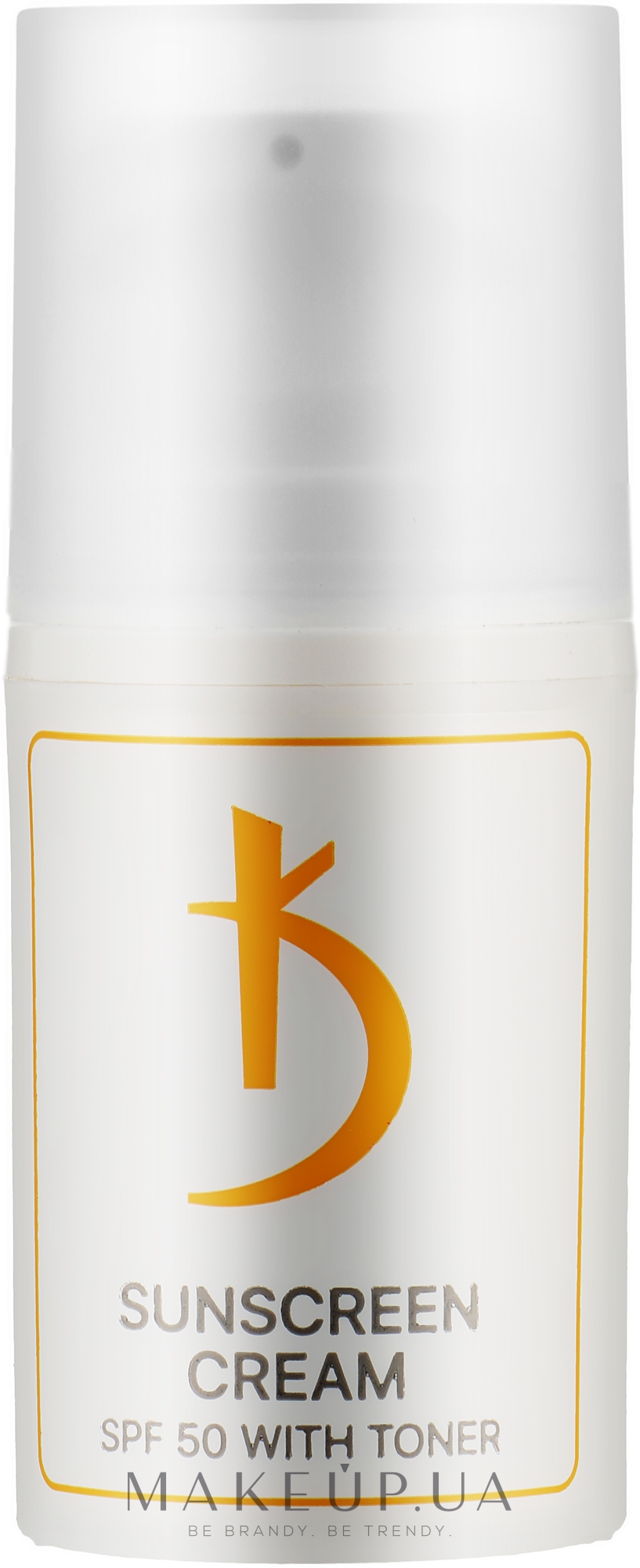 Сонцезахисний крем Spf 50 з тонером - Kodi Professional Sunscreen Cream SPF50 With Toner — фото 15ml