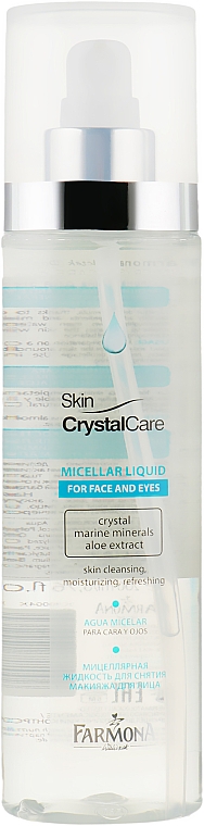 Мицеллярная жидкость для снятия макияжа для лица - Farmona Skin Crystal Care Micellar Liquid