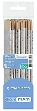 Сменные файлы мягкая основа на деревянной основе, 100 грит - Staleks Pro Smart 20 papmAm — фото N1