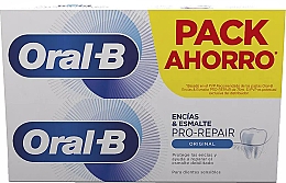 Парфумерія, косметика Набір - Oral-b Gum & Enamel Repair Original (toothpaste/2x75ml)