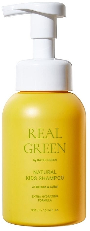 Дитячий шампунь на основі натуральних екстрактів - Rated Green Real Green Natural Kids Shampoo — фото N1