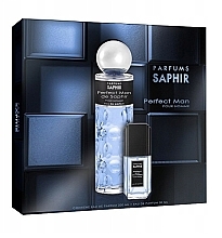 Духи, Парфюмерия, косметика Saphir Parfums Perfect Man - Набор (edp/200ml + edp/30ml)