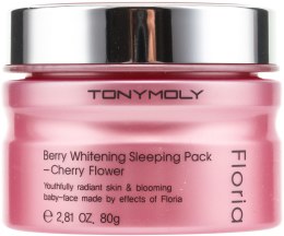 Духи, Парфюмерия, косметика Отбеливающая ночная маска - Tony Moly Berry Whitening Sleeping Pack Cherry Flower