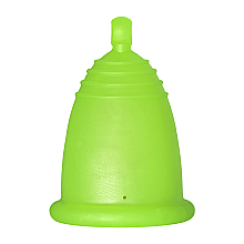 Парфумерія, косметика Менструальна чаша з кулькою, розмір S, зелена - MeLuna Classic Menstrual Cup Ball