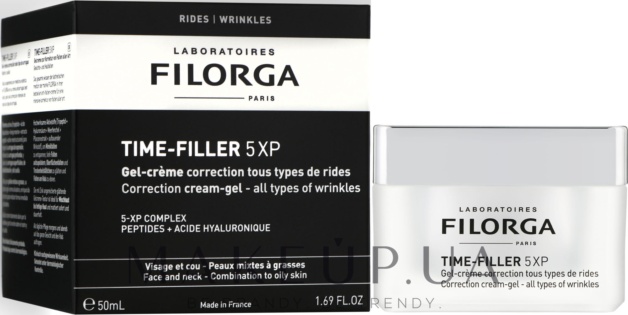 Гель-крем проти зморщок - Filorga Time-Filler 5 XP Correction Cream-Gel — фото 50ml