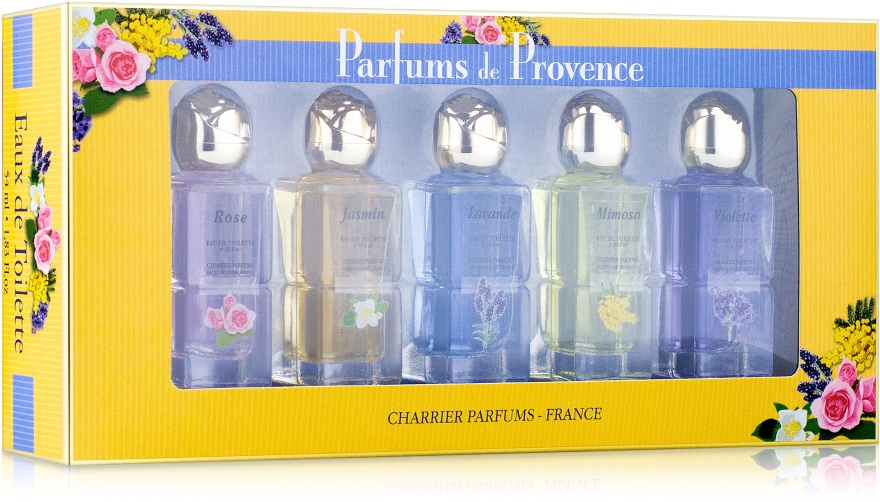 Charrier Parfums Parfums De Provence - Набор (edt/10.8ml x 5) — фото N2