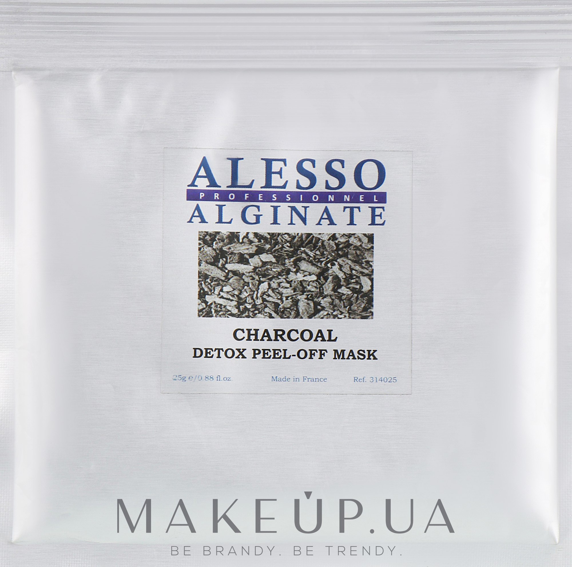 Маска для лица очищающая для стрессовой кожи - Alesso Professionnel Charcoal Detox Peel-Off Mask — фото 25g