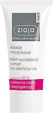 Духи, Парфюмерия, косметика Крем для чувствительной кожи лица SPF10 - Ziaja Med Day/Night Cream SPF10
